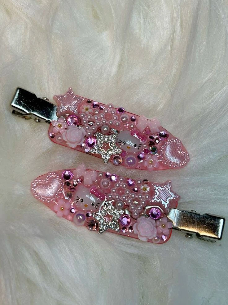 Украшение заколок 🎀