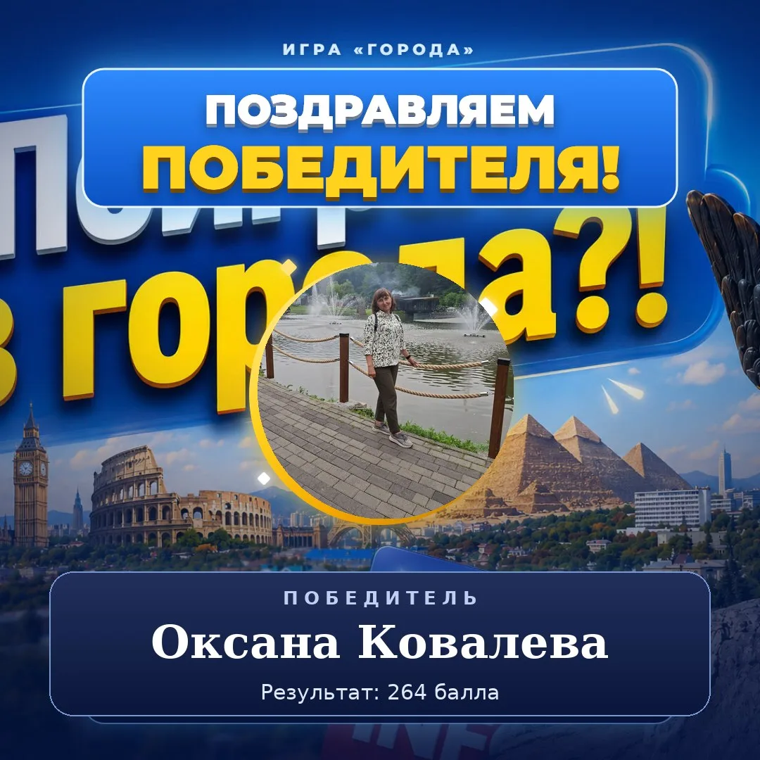 📊 Итоги игры «Города»