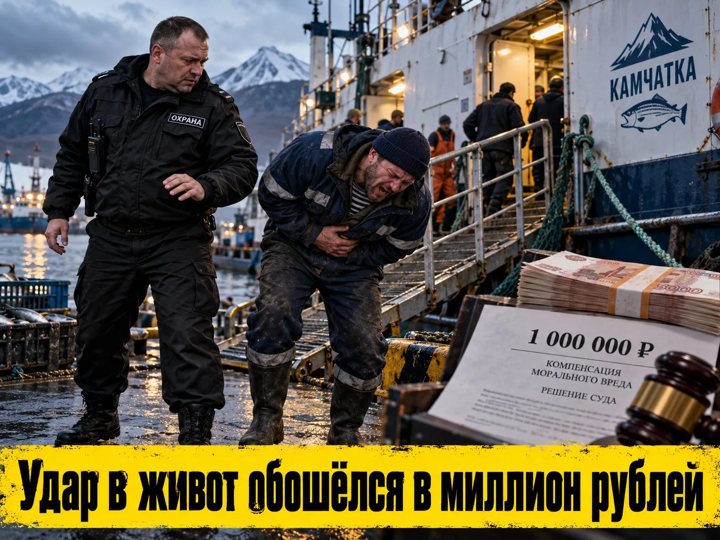 Охранника осудили за избиение матроса