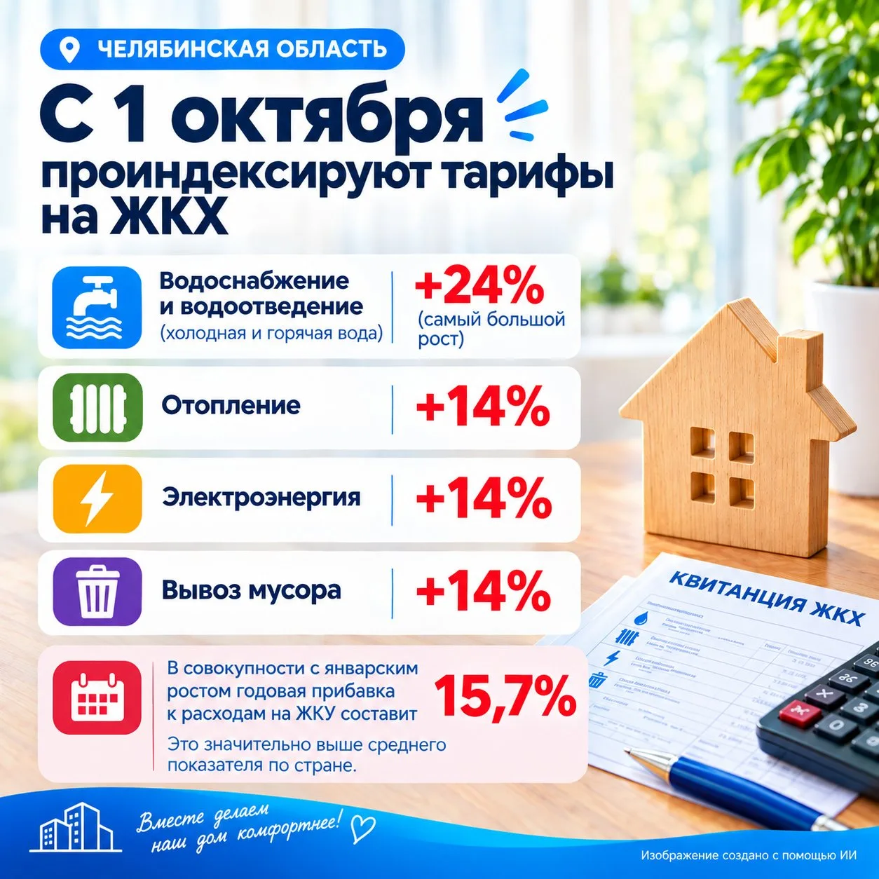 ⚡ С 1 октября 2026 года в Челябинской области начнут действовать новые тарифы для насел...