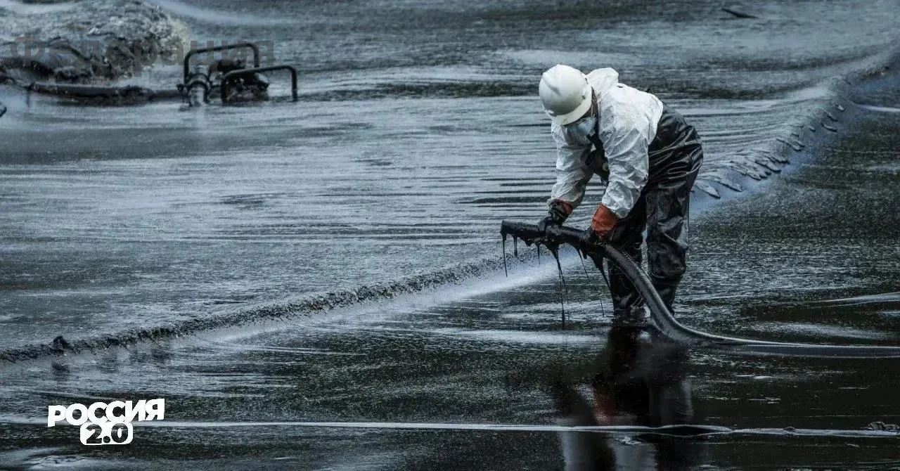 Россияне разработали плавучую станцию для очистки водоёмов от нефти