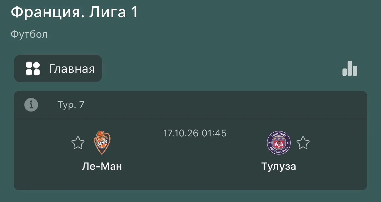 Прогноз: Двойной шанс 2Х ⚽️