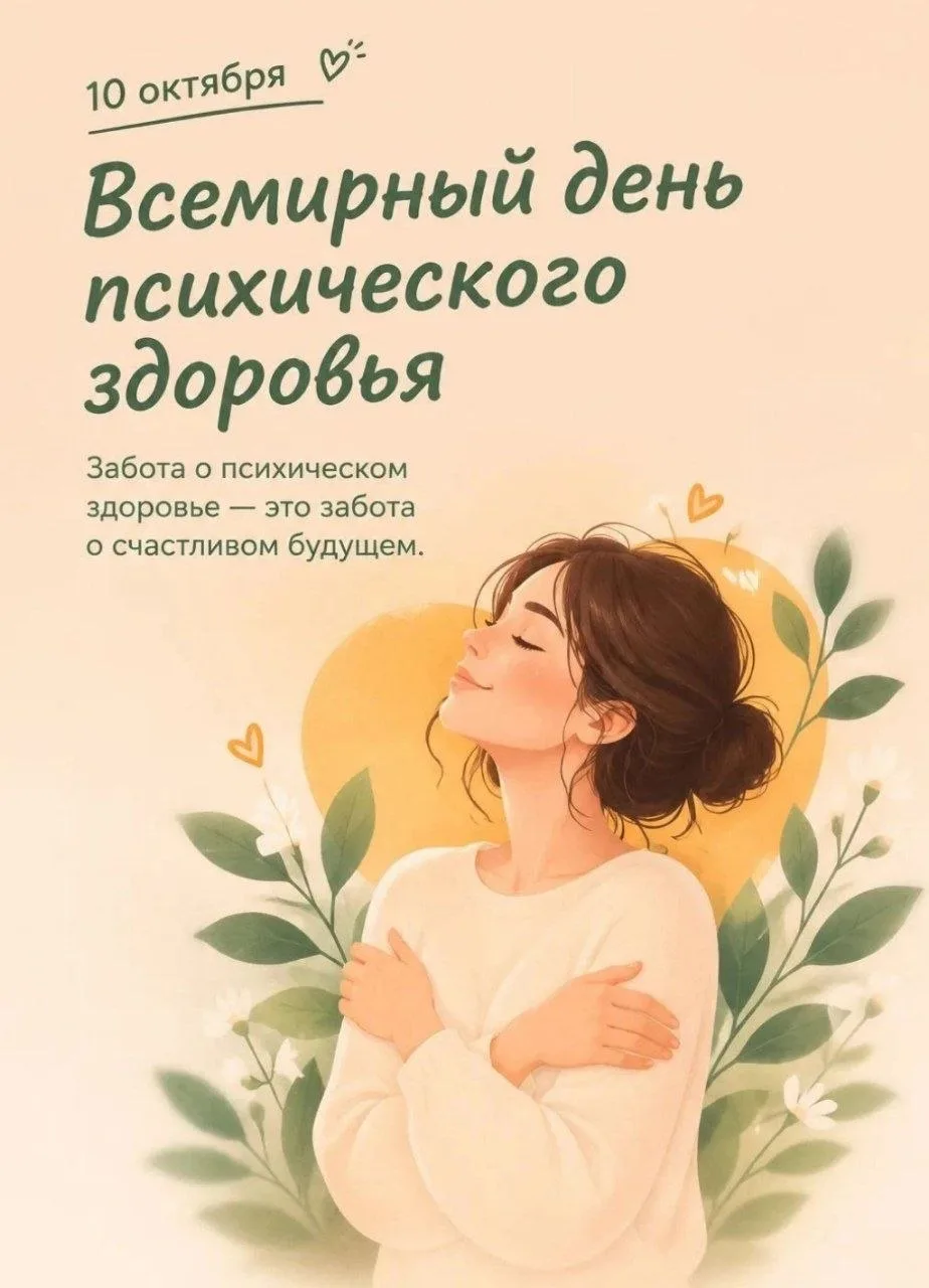 Сегодня Всемирный день психического здоровья 🧠💚