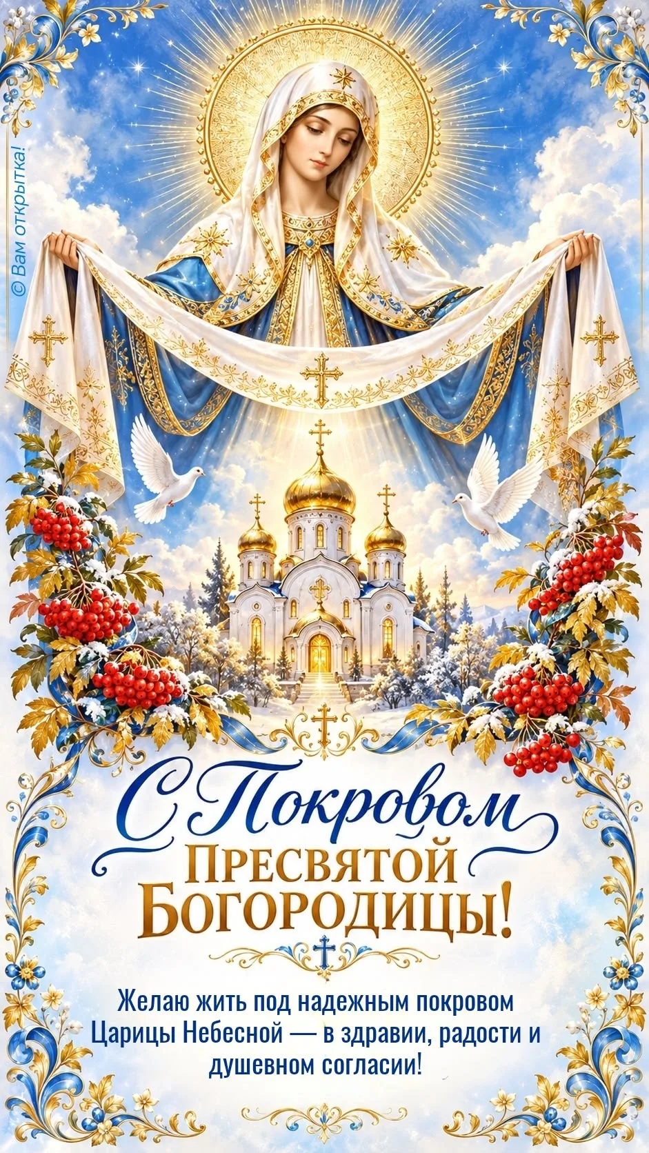 С ПОКРОВОМ ПРЕСВЯТОЙ БОГОРОДИЦЫ 🙏