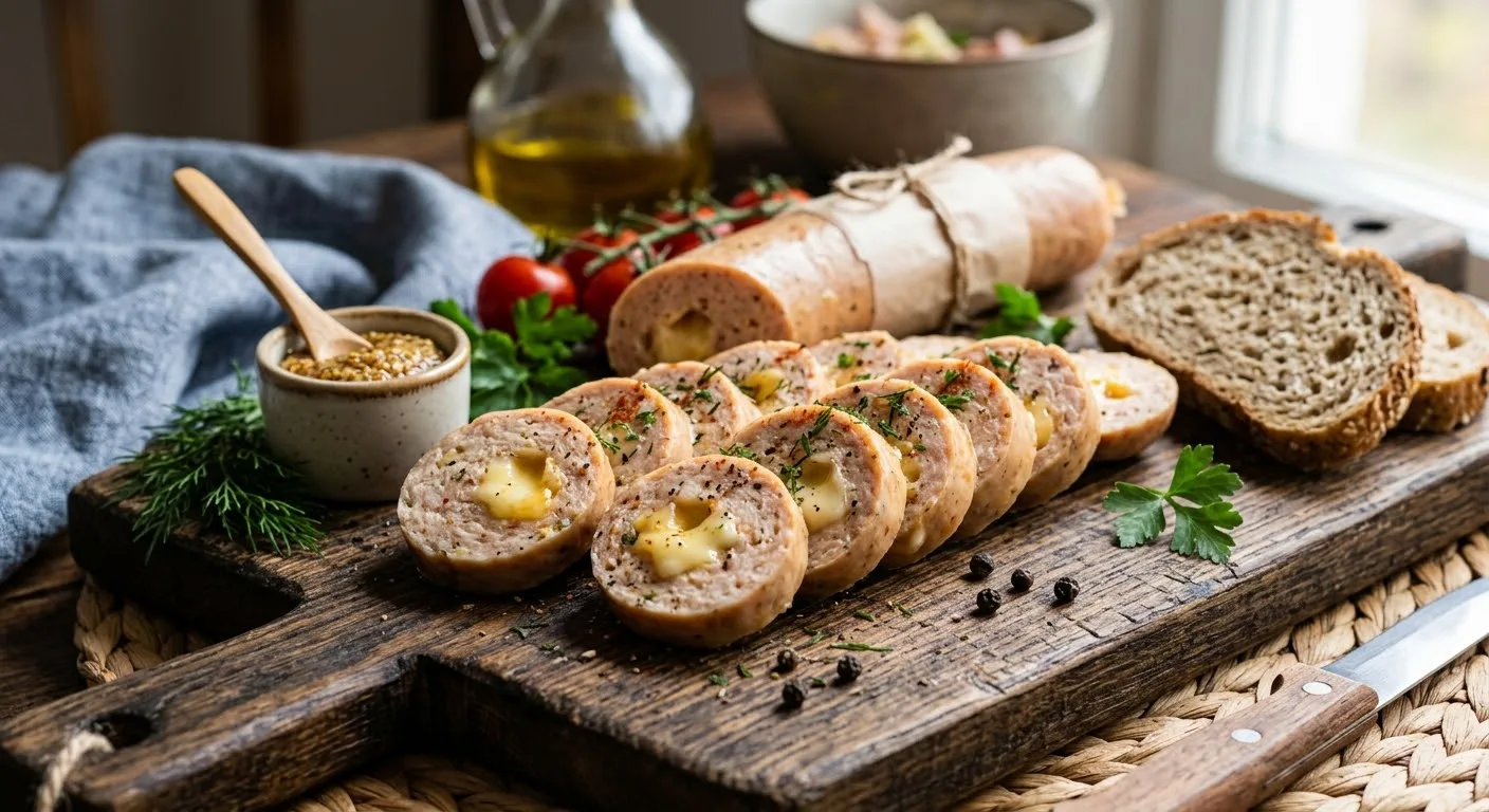 🧀 Сочная домашняя куриная колбаса с сыром: натурально, просто и безумно вкусно!
