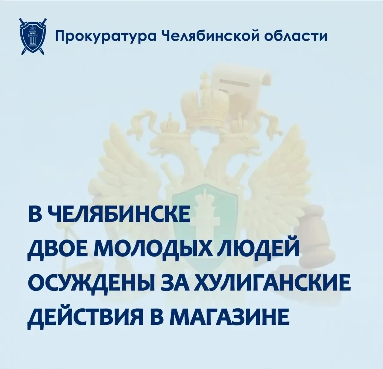 ⚖️ В Челябинске двум жителям 2008 года рождения вынесли приговор по делу о хулиганстве