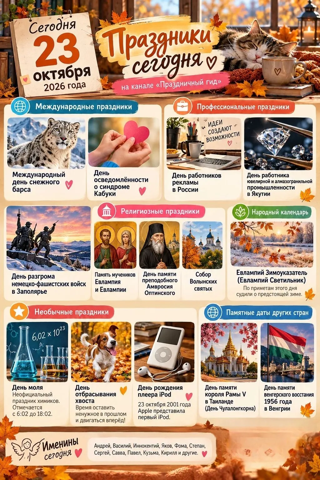 🌤Сегодня прохладная и пасмурная погода, днем прояснится. Температура воздуха утром +8,...