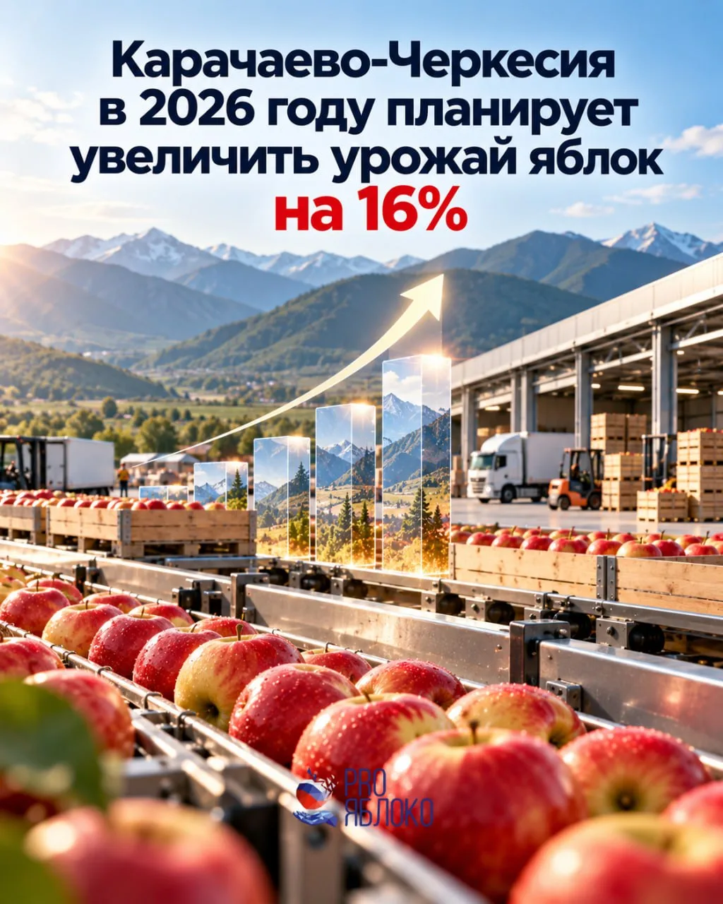 😀 Карачаево-Черкесия увеличит урожай яблок на 16% в 2026 году!