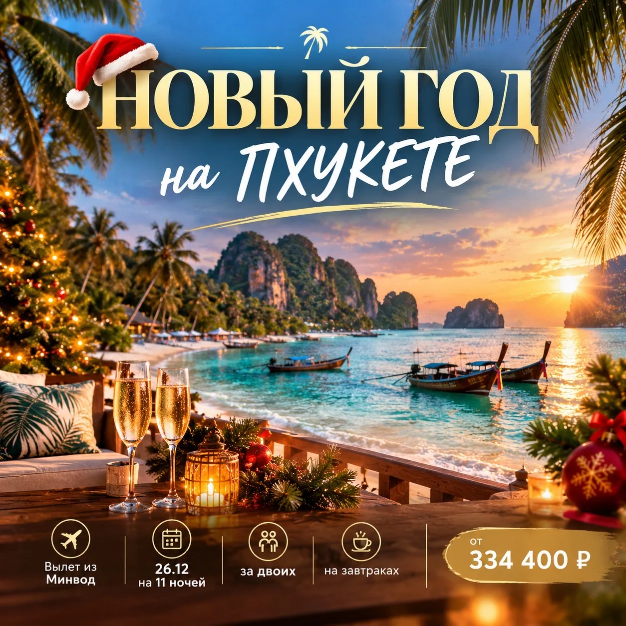🎄🌴 НОВЫЙ ГОД НА ПХУКЕТЕ! 🌴🎄