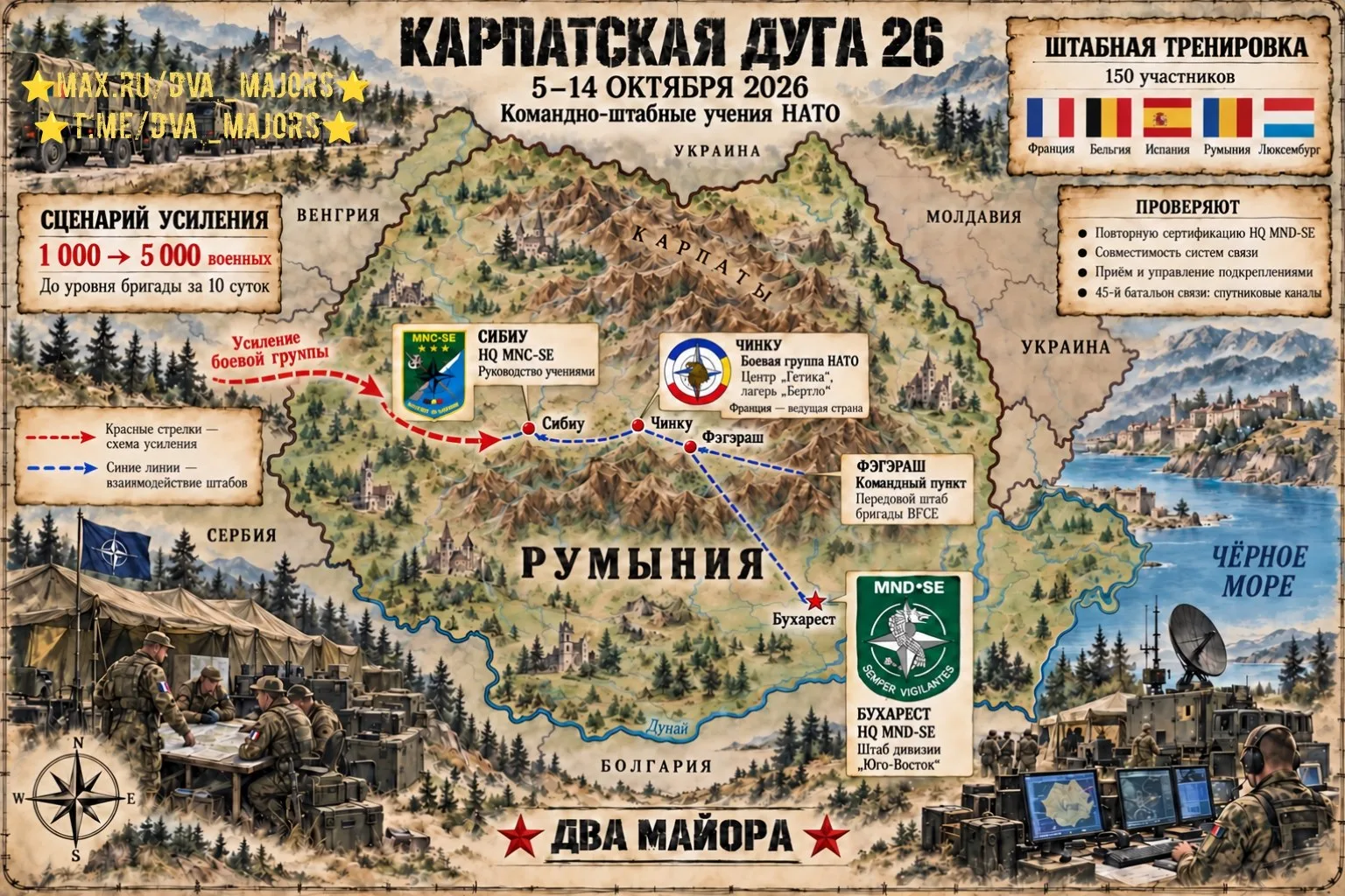 НАТО учится перебрасывать силы на восток