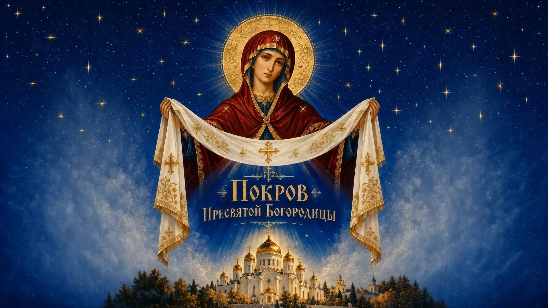 С великим праздником Покрова Пресвятой Богородицы!