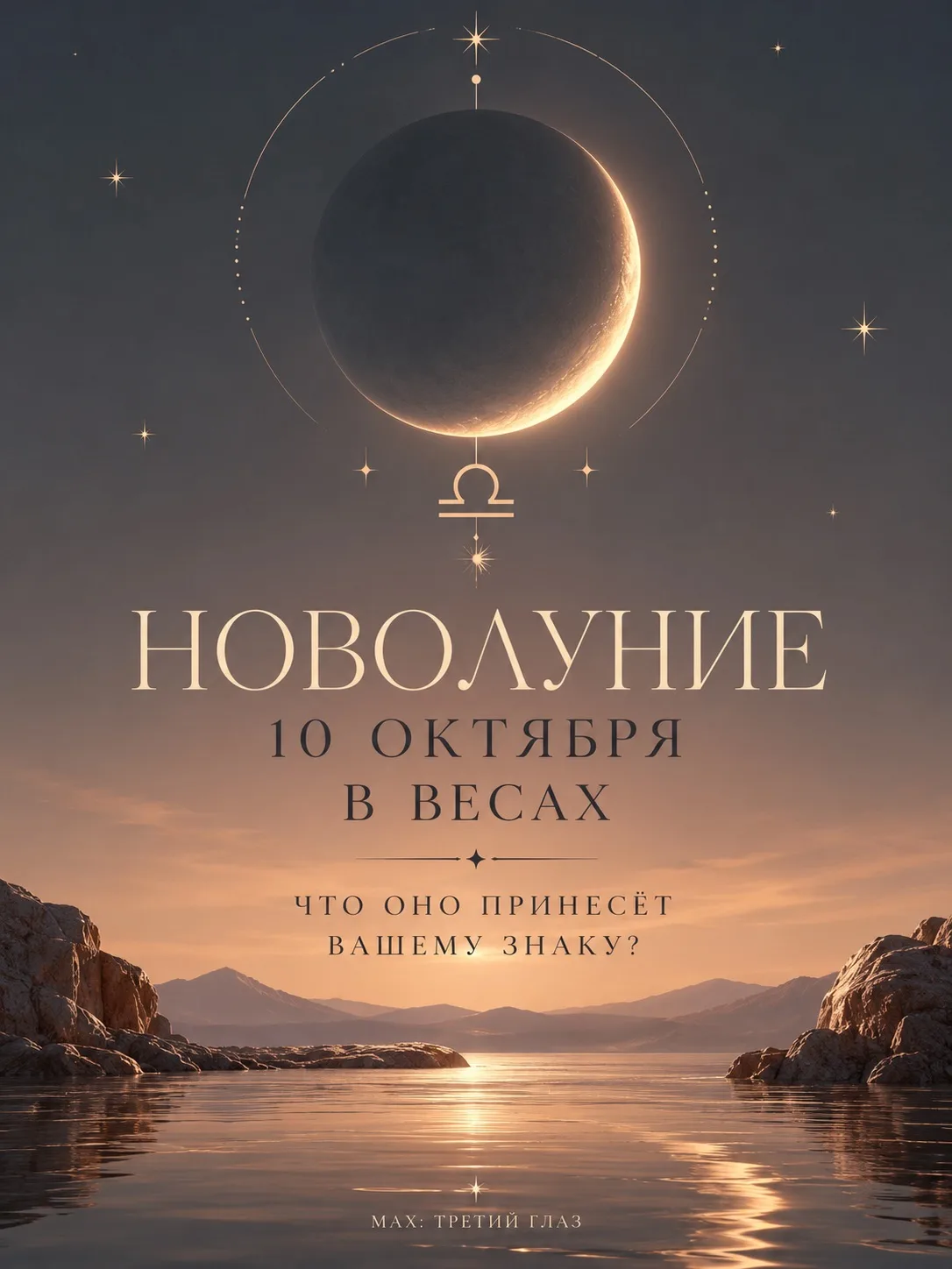 🌑 НОВОЛУНИЕ 10 ОКТЯБРЯ В ВЕСАХ