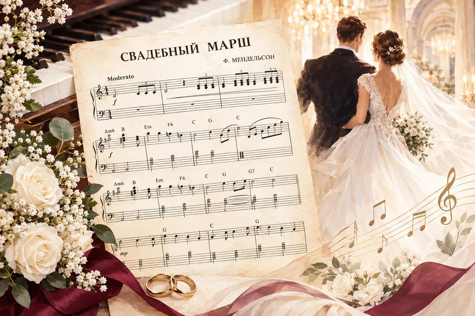 14 октября 1843 года в немецком городе Потсдаме впервые прозвучал «Свадебный марш» Фели...