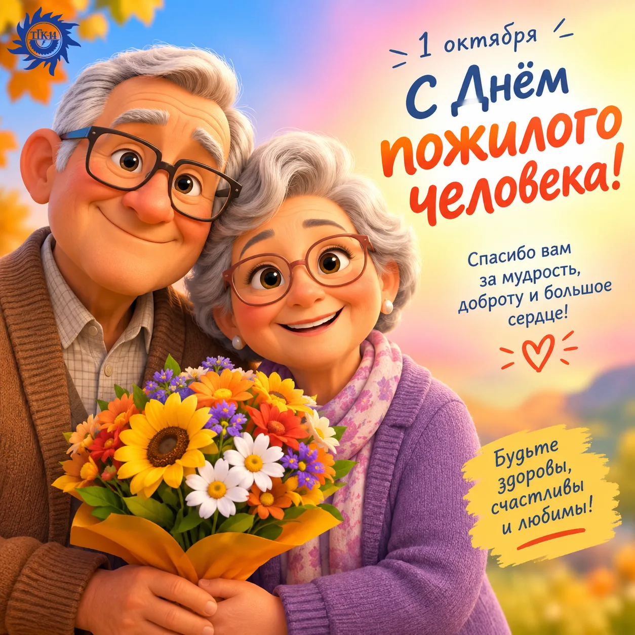 💛 С ДНЁМ ПОЖИЛОГО ЧЕЛОВЕКА!