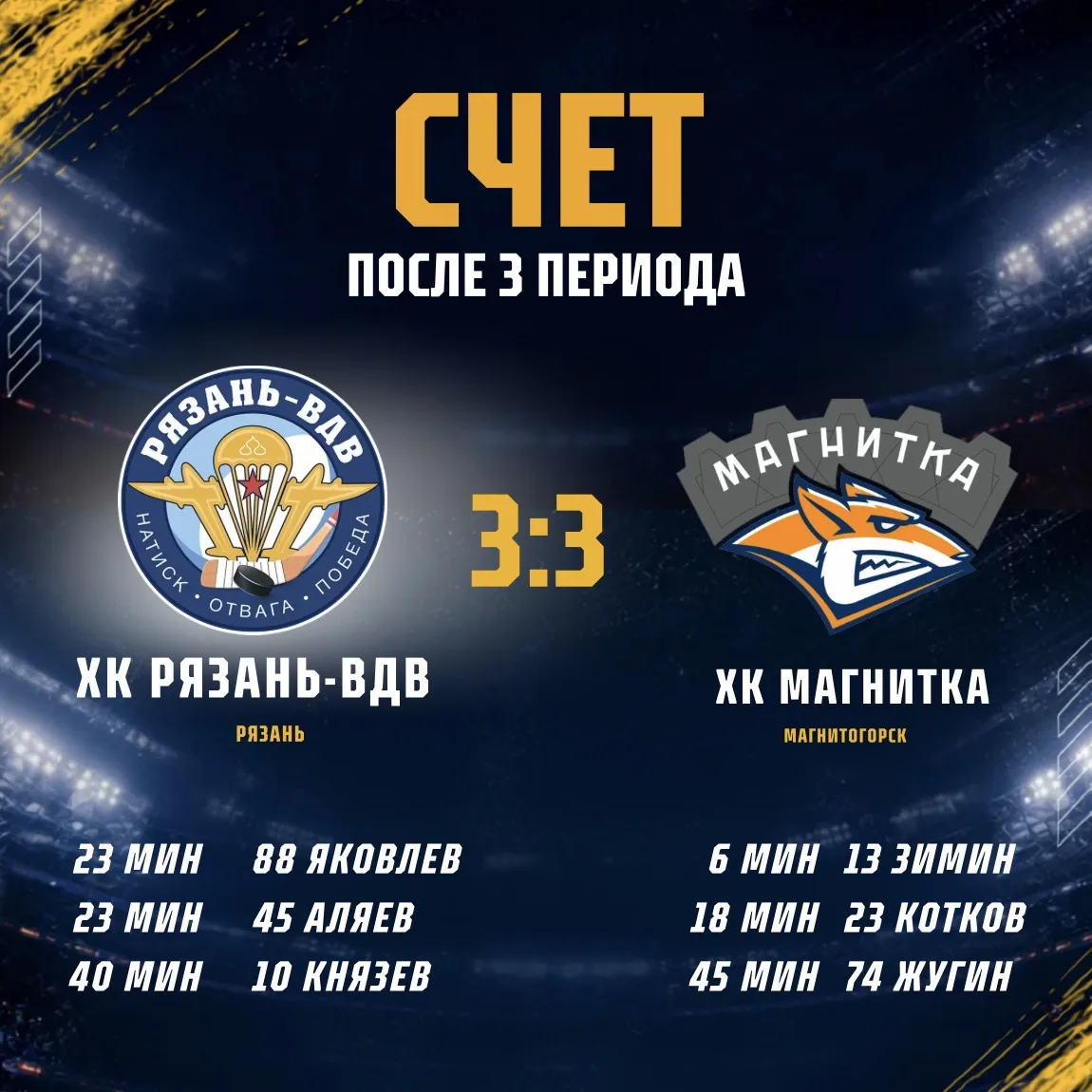 #ВХЛ Переходим в овертайм!