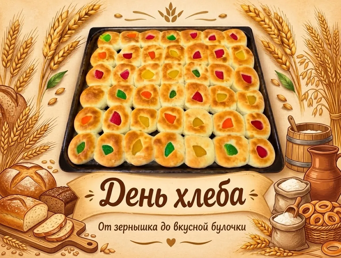 🍞 Сегодня в нашем детском саду — День хлеба!