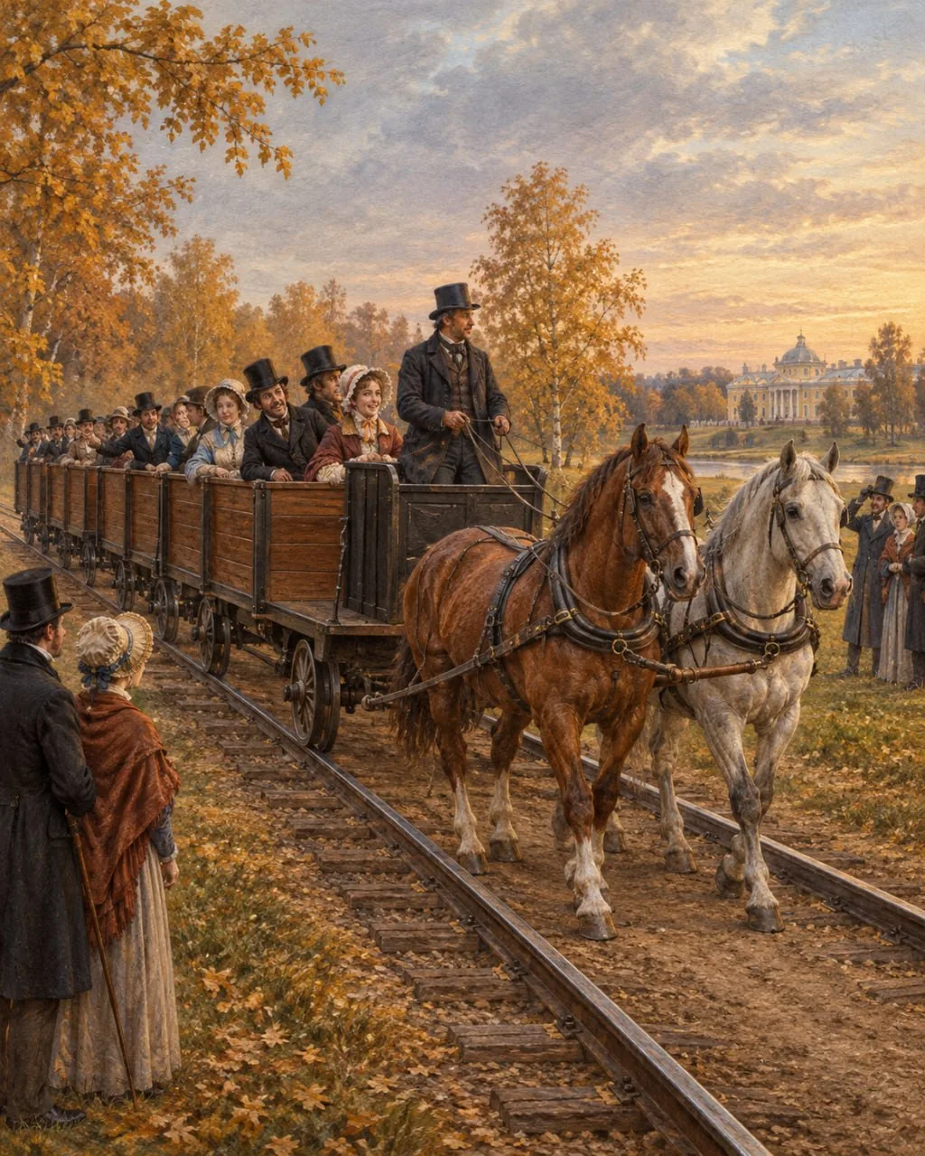🐎 Первая поездка по рельсам: паровоза не было, но восторг уже дымил