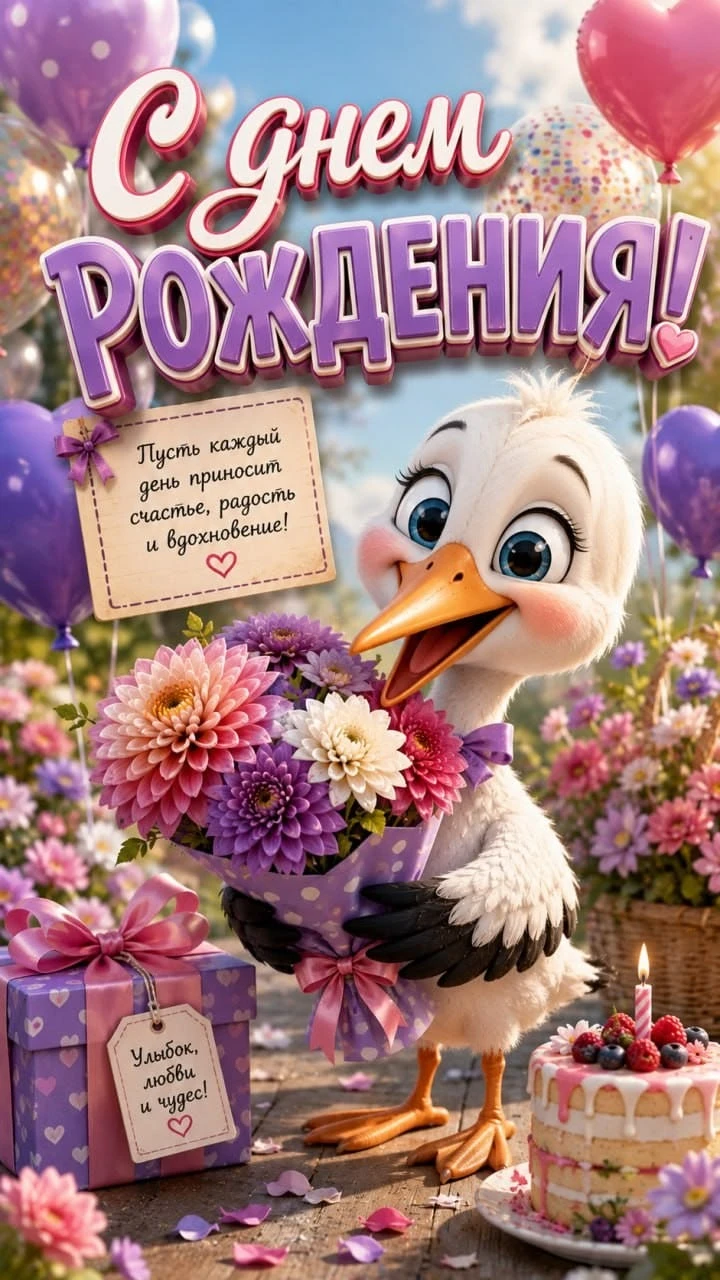 Поздравляем с Днём рождения! 🎂🎁