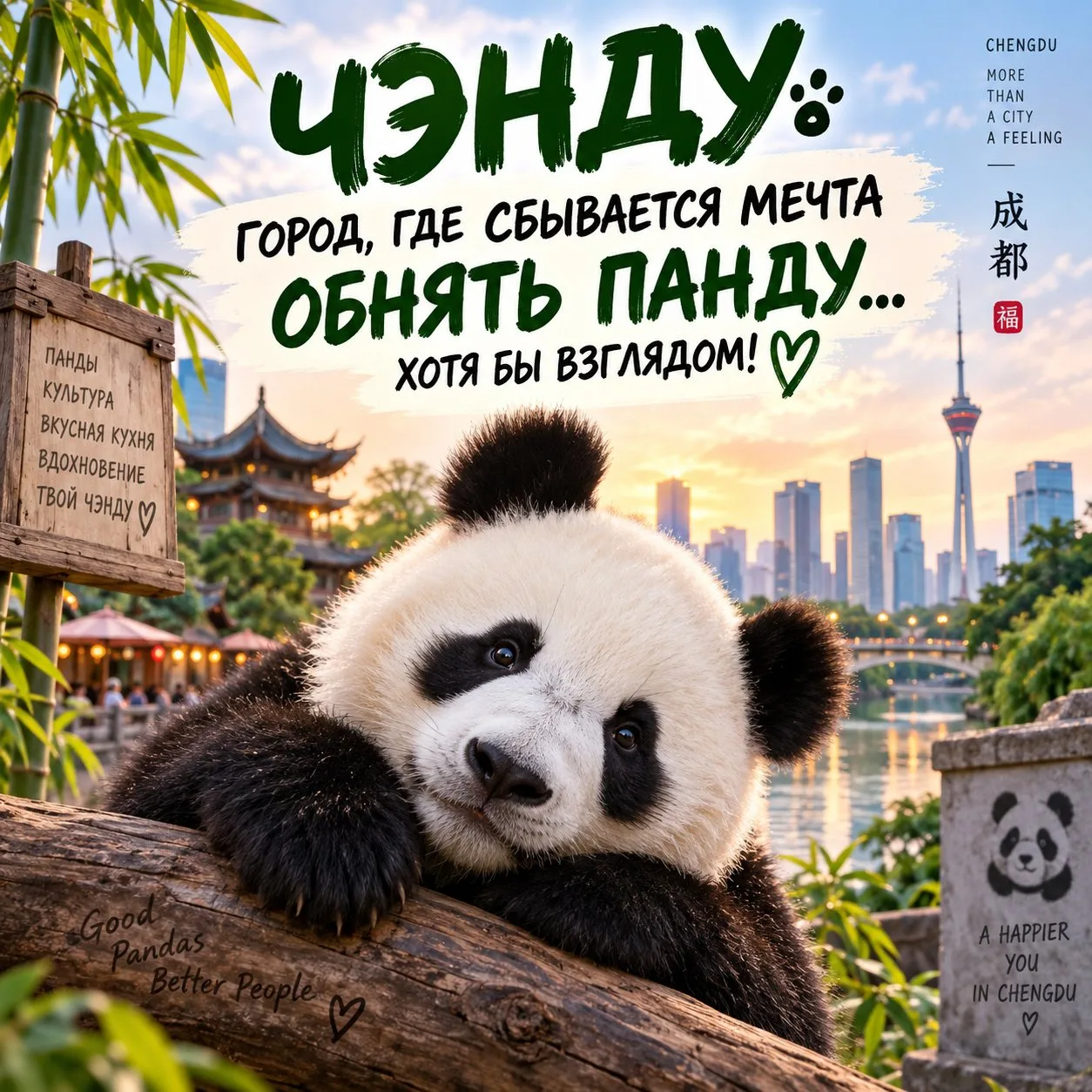 🐼 ЧЭНДУ: ГОРОД, ГДЕ СБЫВАЕТСЯ МЕЧТА ОБНЯТЬ ПАНДУ… ХОТЯ БЫ ВЗГЛЯДОМ! 🇨🇳