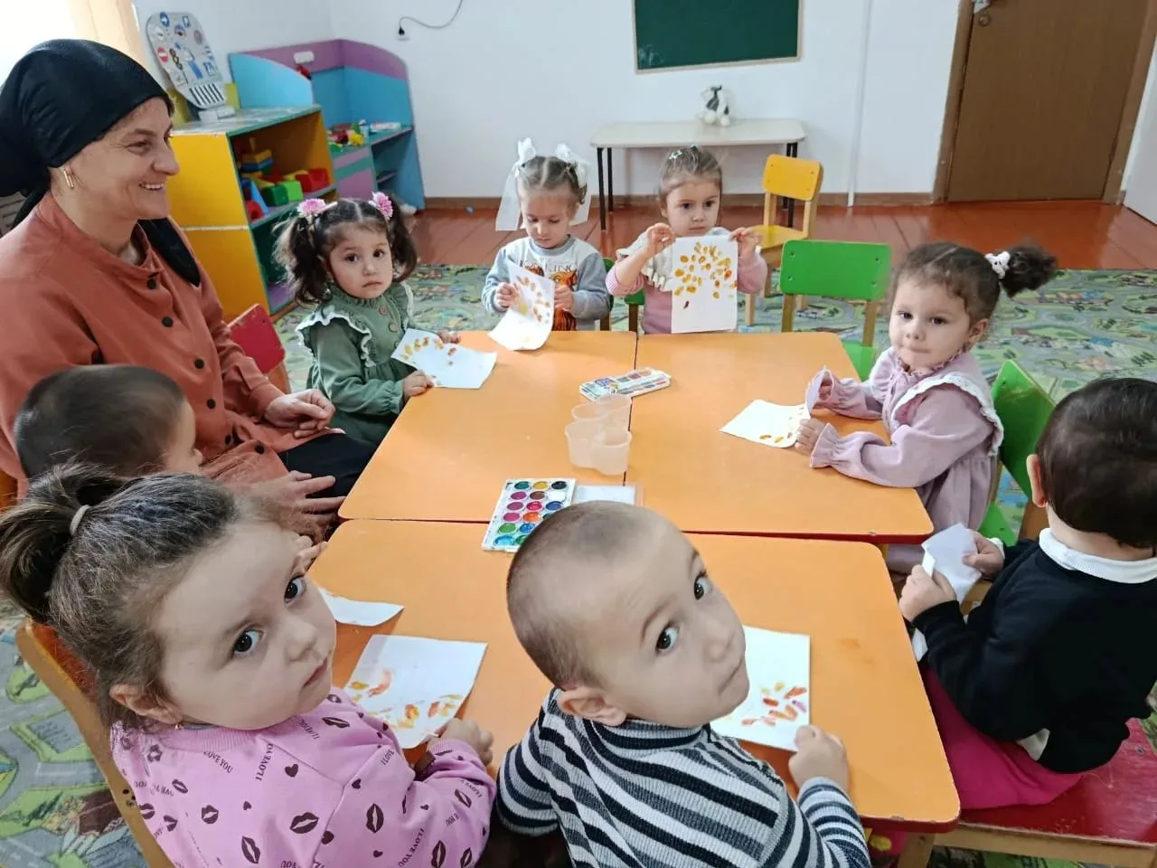 Занятие в 1 младшей группе