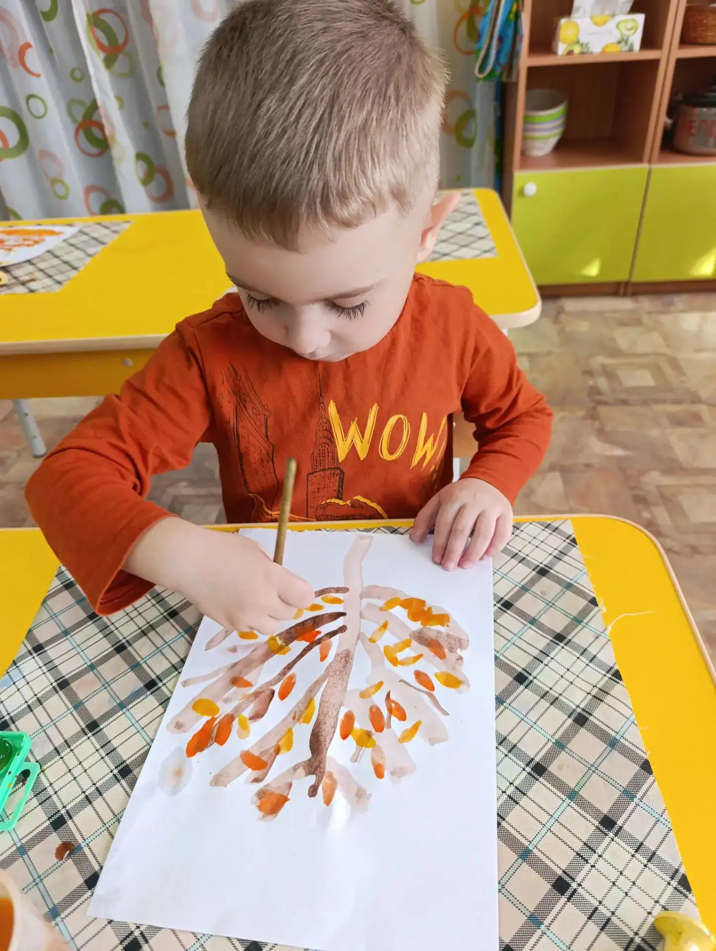"Осеннее дерево" 🎨🍂