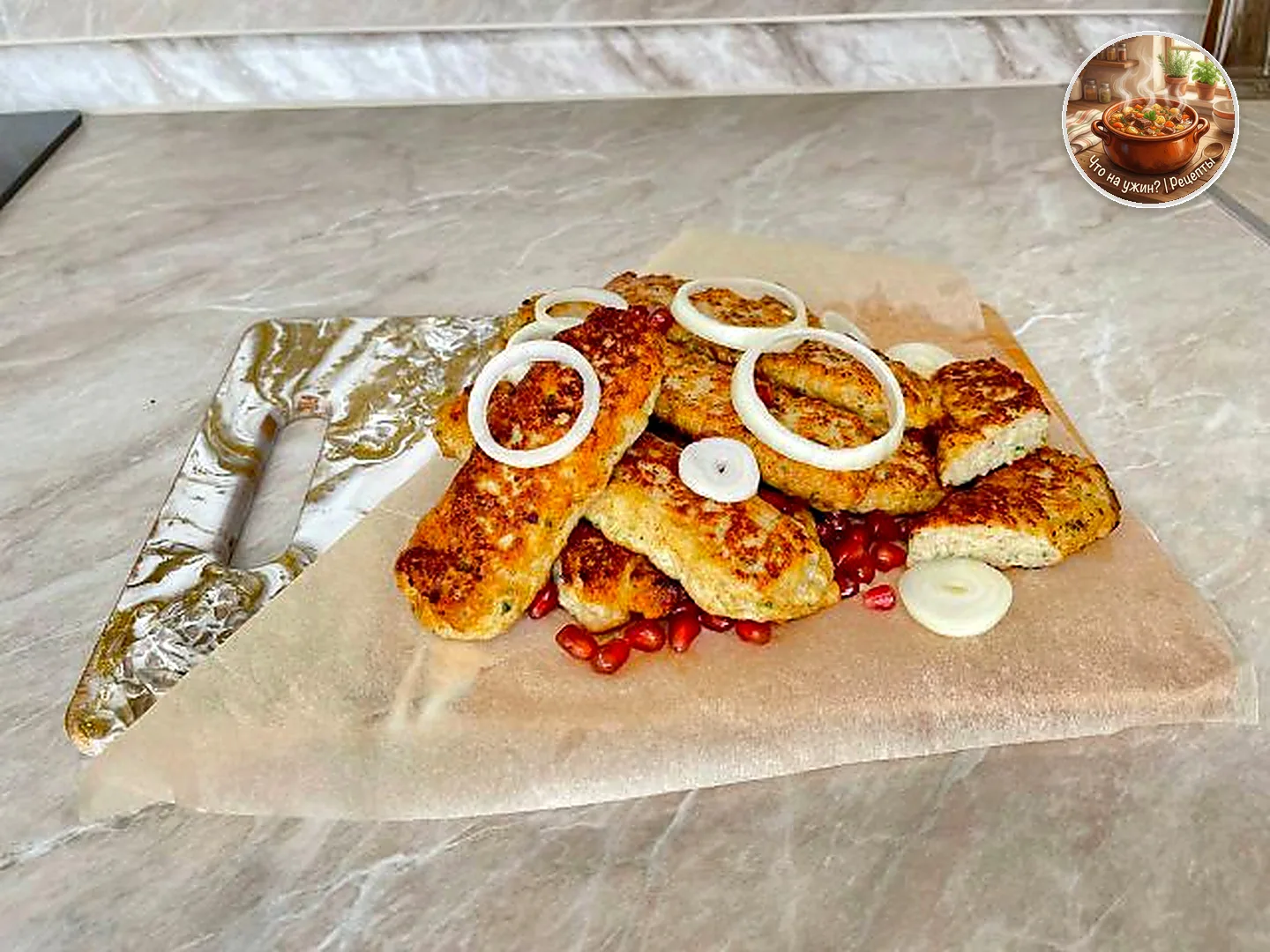 🍲 Люля-кебаб из курицы на сковороде