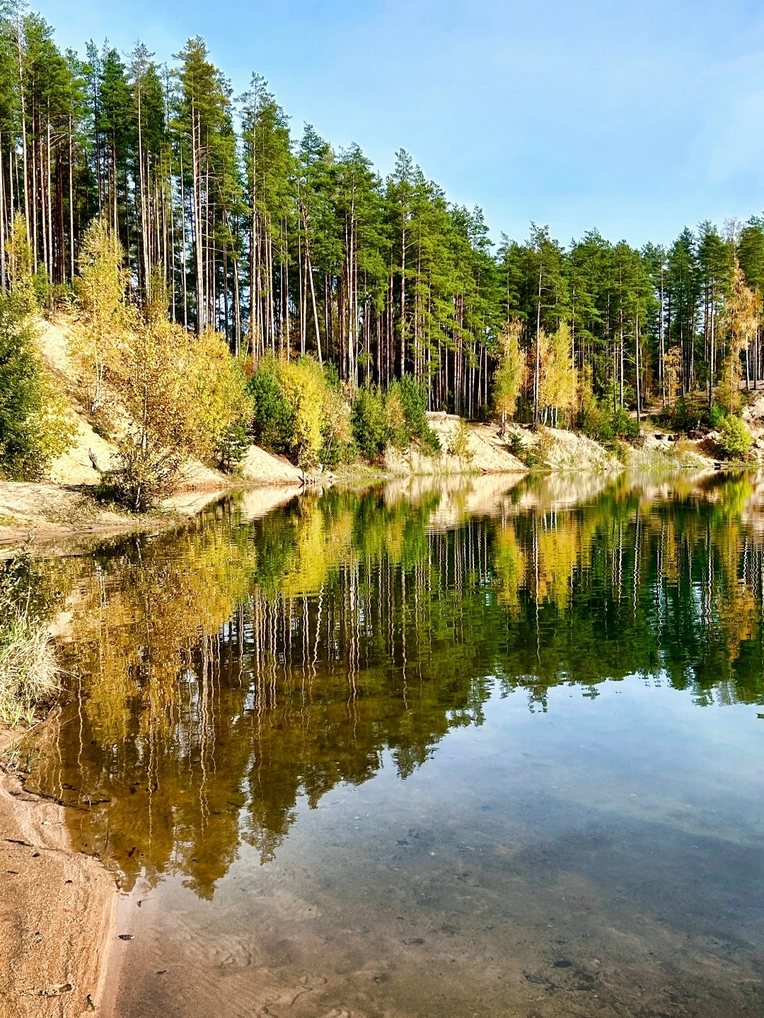 Немного красоты озер в Токсово ❤
