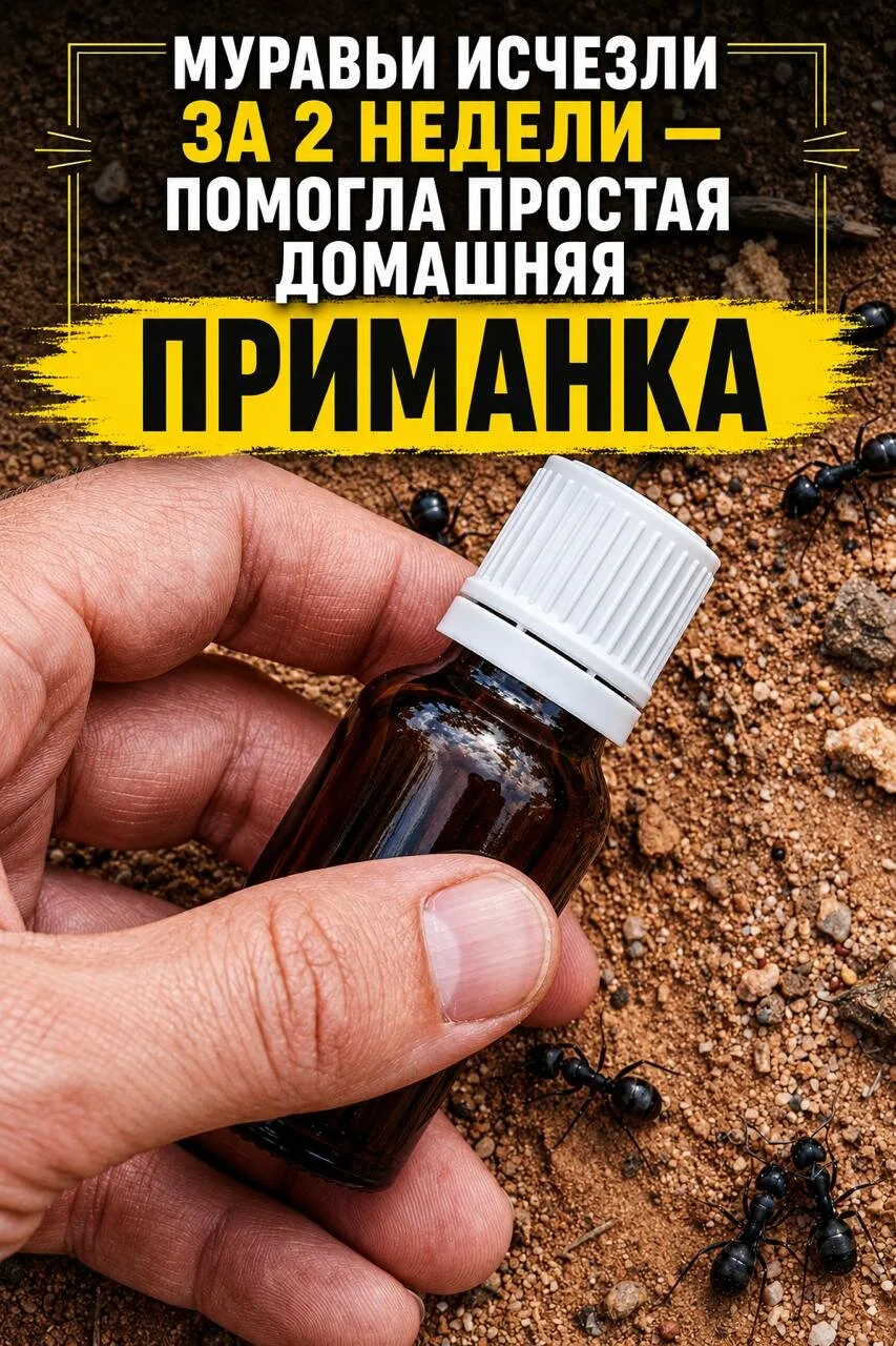 КАК Я ИЗБАВИЛАСЬ ОТ МУРАВЬЁВ ЗА 2 НЕДЕЛИ