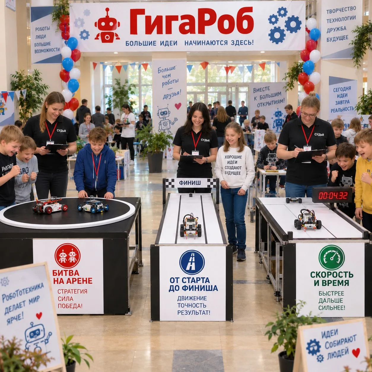 💥Приглашаем к участию во II муниципальной робототехнической олимпиаде "ГигаРоб"!