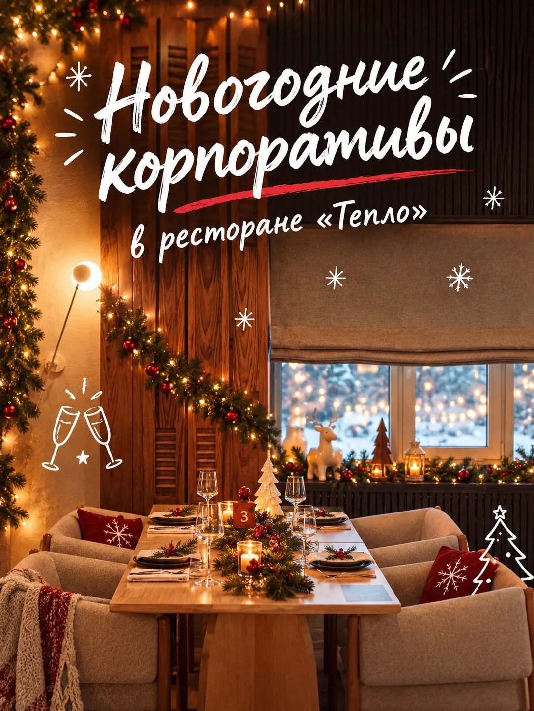 Ищете идеальное место для новогоднего корпоратива?