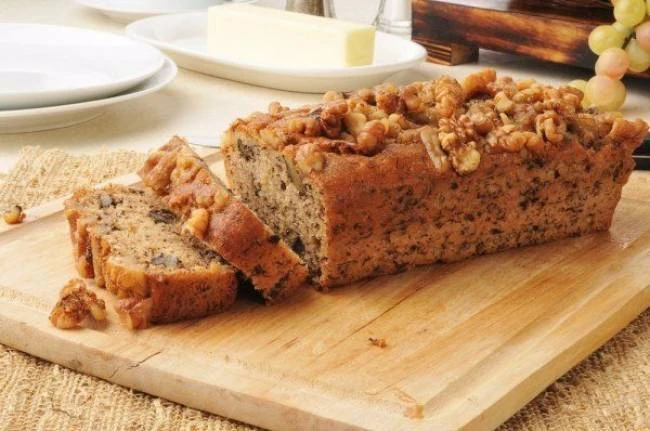 🍧 Овсяный кекс с бананом и орехами