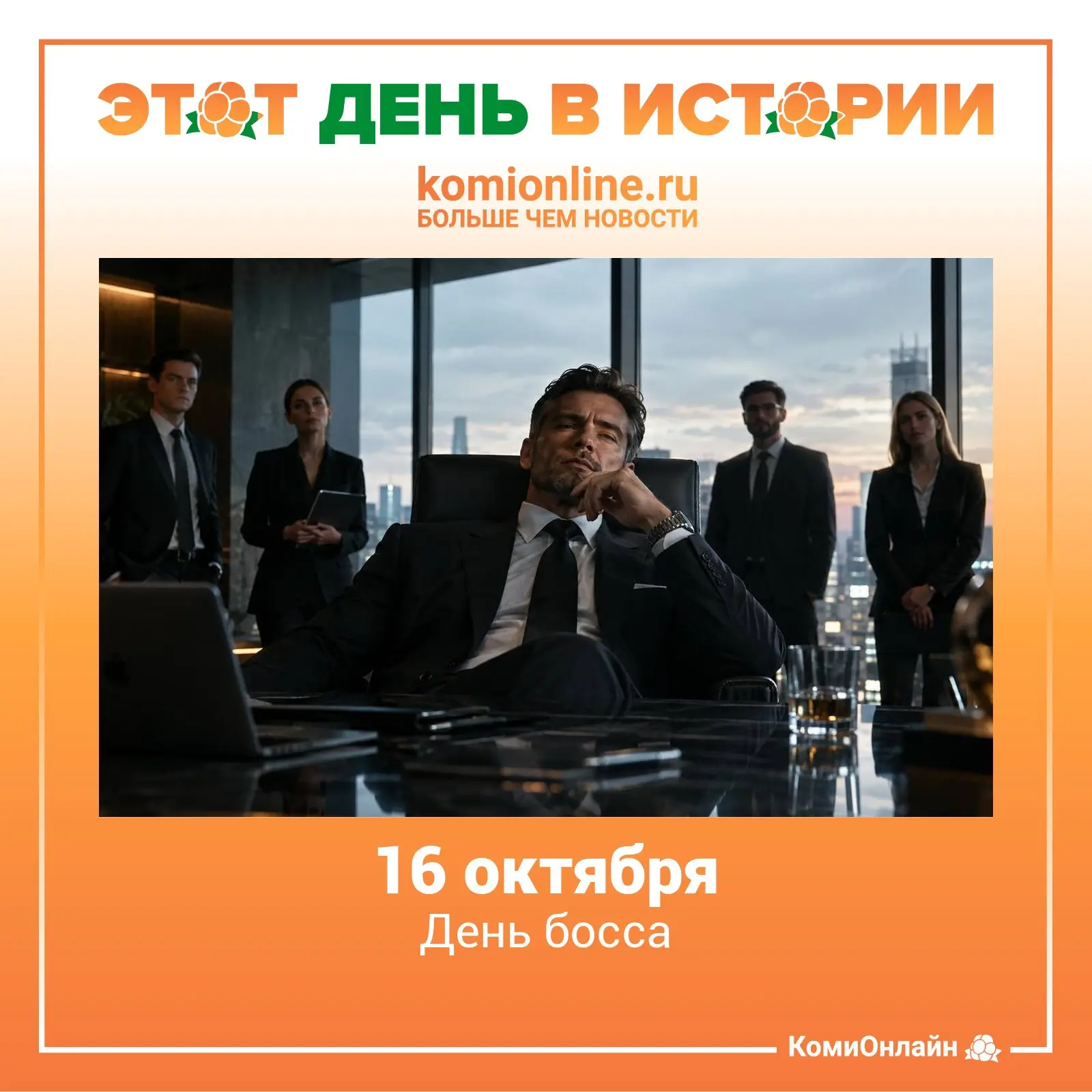 🗓️16 октября — День босса (День шефа).