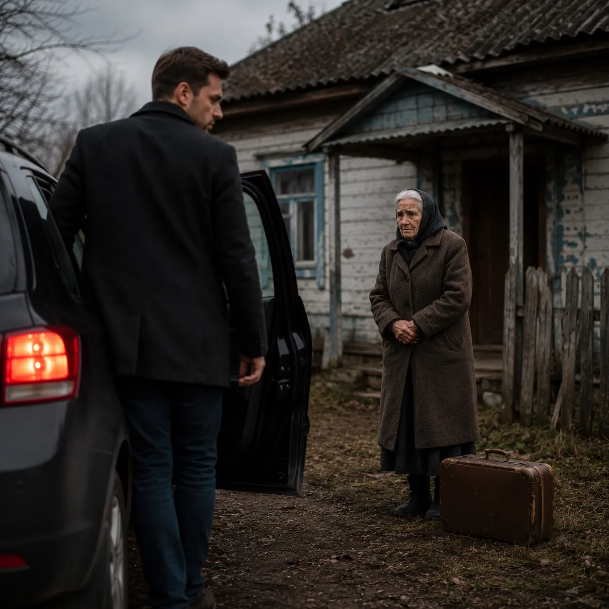 🚗 Сын отвёз мать в старый деревенский дом и больше не возвращался. Через месяц он увид...