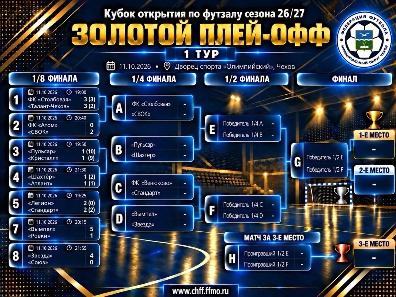 ⚽️ КУБОК ОТКРЫТИЯ ПО ФУТЗАЛУ 🏆