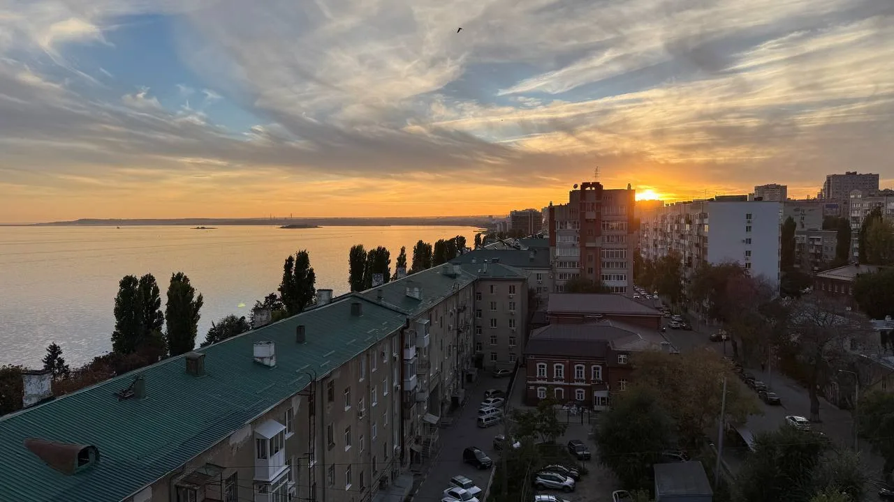 Саратов с высоты птичьего полета