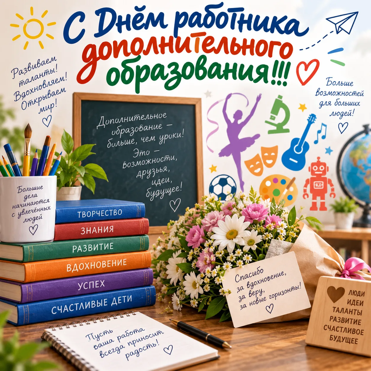 🎉 С Днём работника дополнительного образования! 🎉