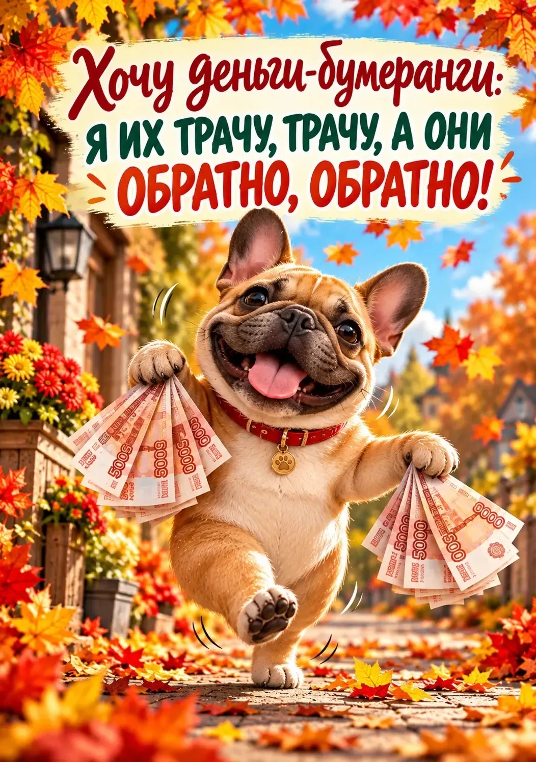 💚💛❤️ Настроение в открытке.