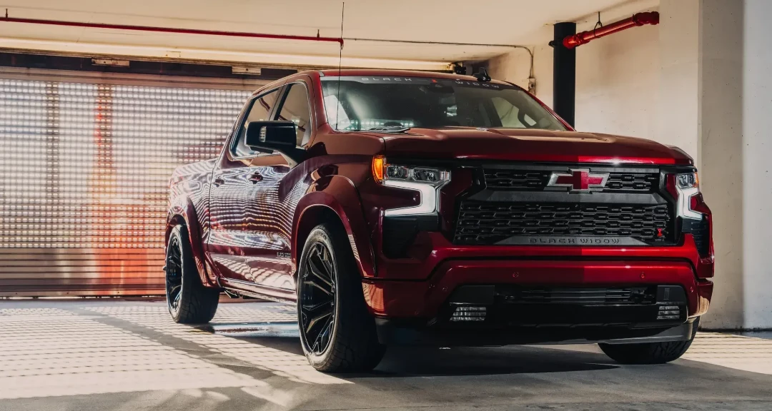 🛞 Американская экзотика: асфальтовый суперпикап Chevrolet Silverado «Black Widow SR»