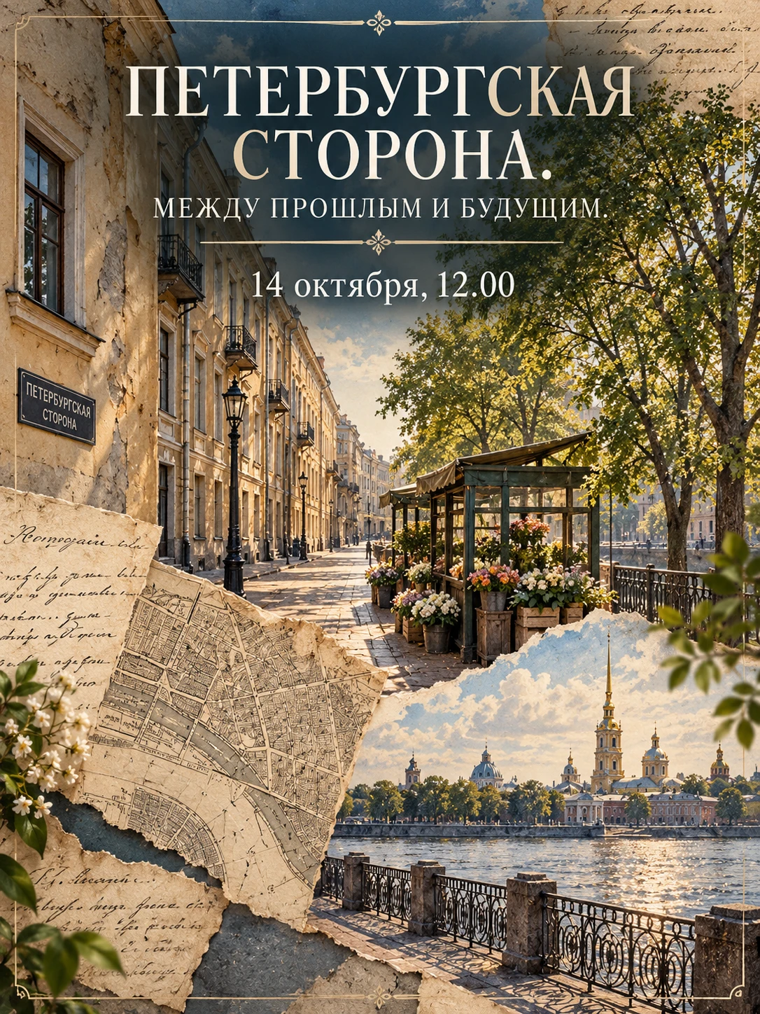 🌿 «Петербургская сторона. Между прошлым и будущим» - бесплатная экскурсия