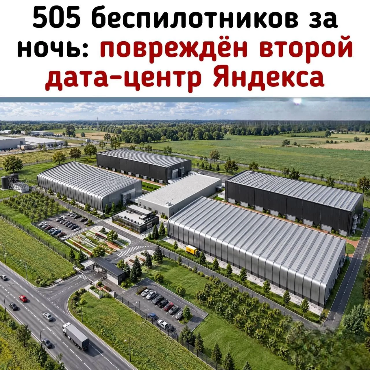 🚀 505 беспилотников за ночь: повреждён второй дата-центр Яндекса, есть погибшие и ране...