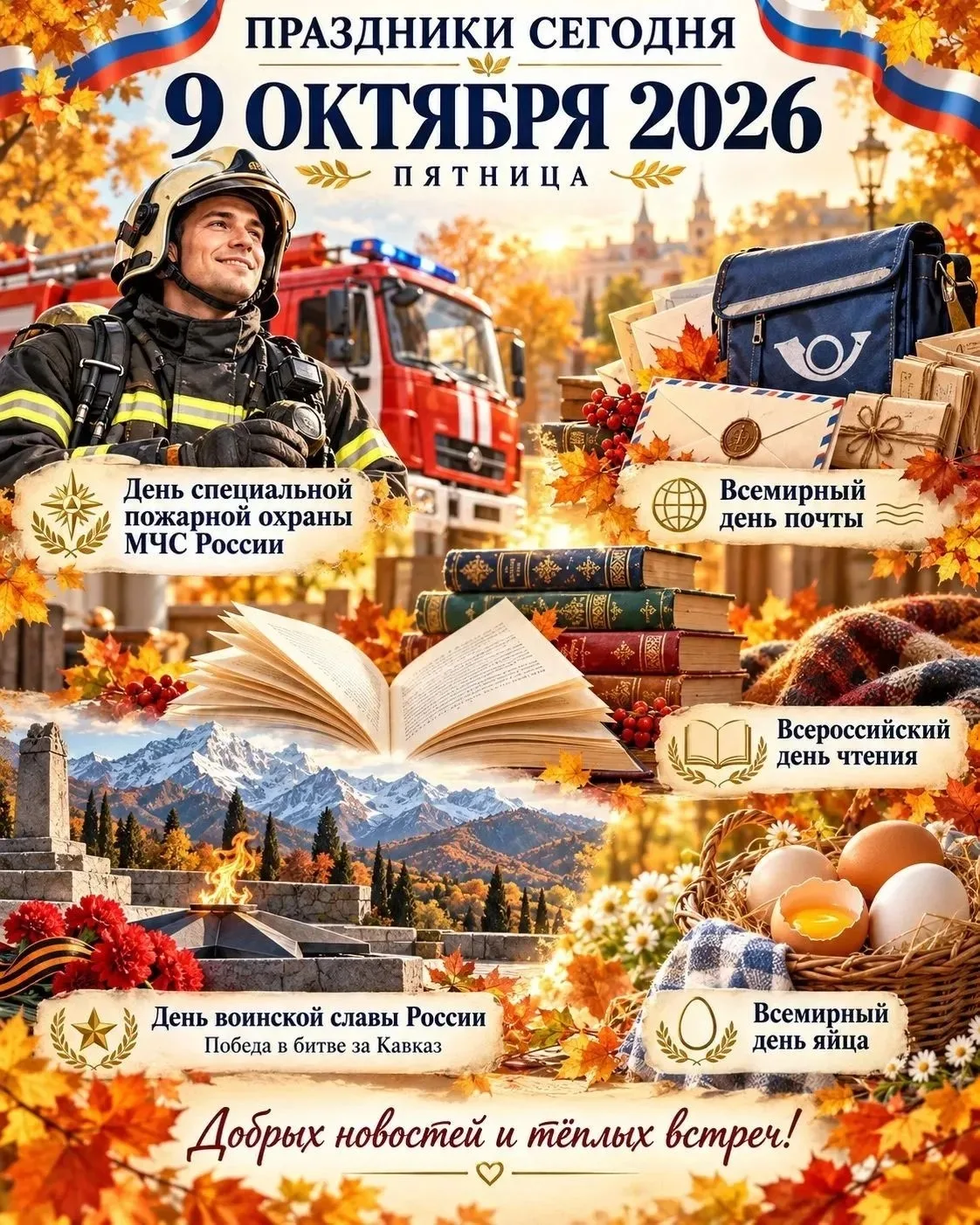 🌧Сегодня ожидается прохладная и дождливая погода. Температура воздуха ночью +9, днем д...