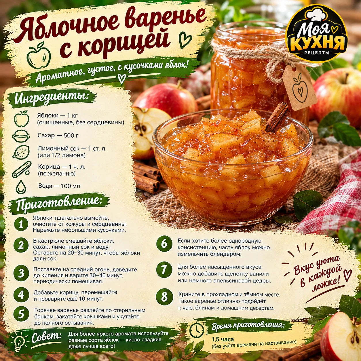 Ароматное варенье для уютных зимних вечеров❤️