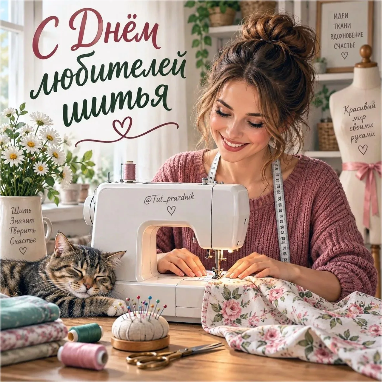 🧵 15 октября — День любителей шитья 🪡