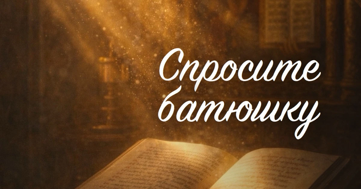 Есть вопрос, который давно хочется задать священнику? Присоединяйтесь к рубрике «Спроси...
