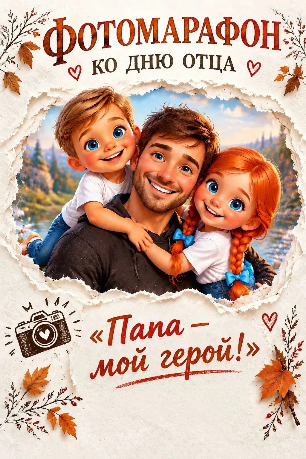 🎉 ФОТОМАРАФОН КО ДНЮ ОТЦА 👨🏻 «Папа — мой герой!» 🎉