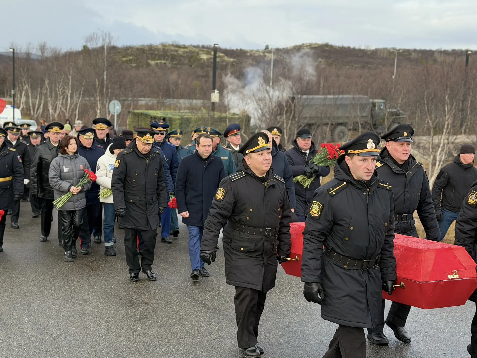 🎖 В Долине Славы состоялась церемония захоронения останков советских воинов, погибших ...