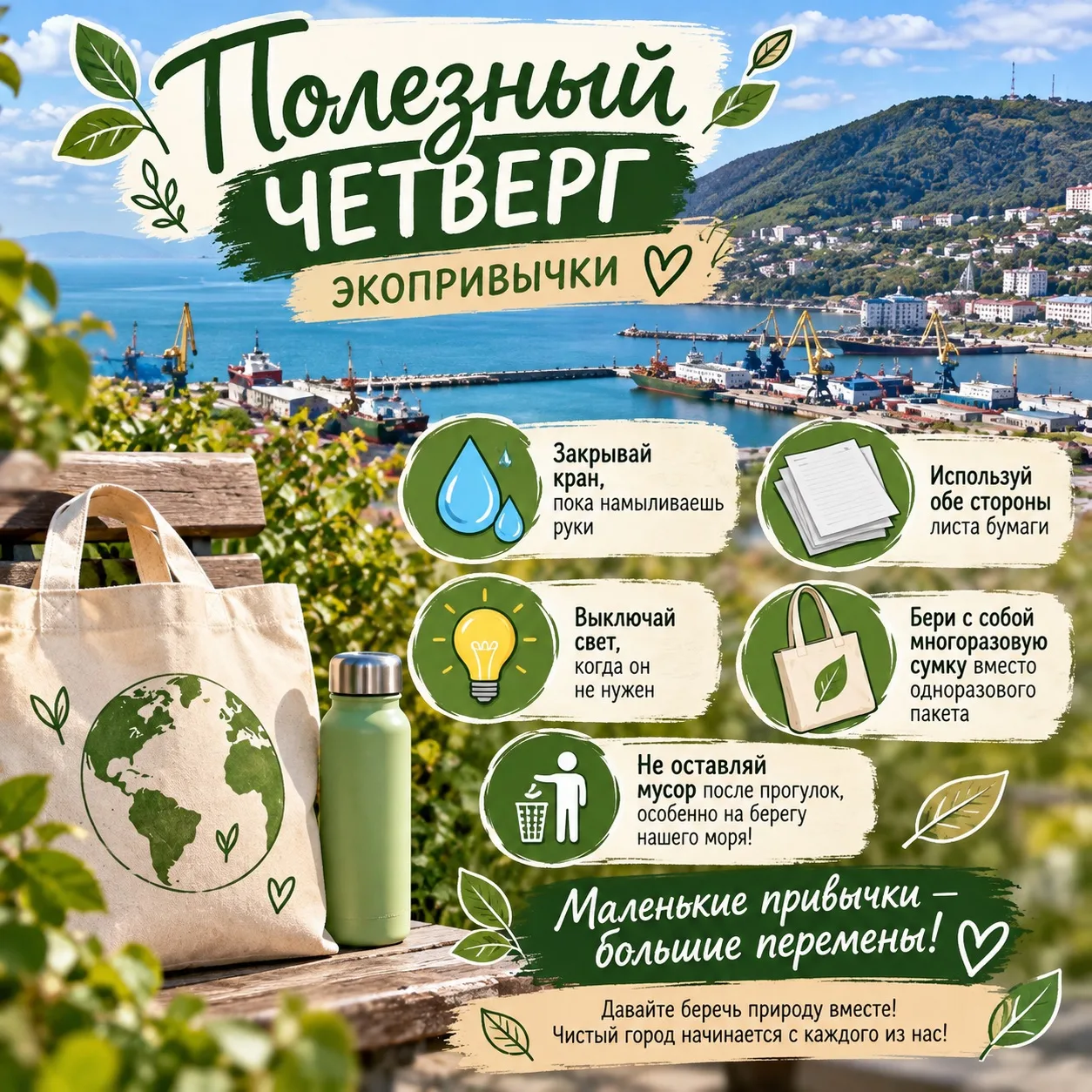 🌿 ПОЛЕЗНЫЙ ЧЕТВЕРГ | ЭКОПРИВЫЧКИ ♻️