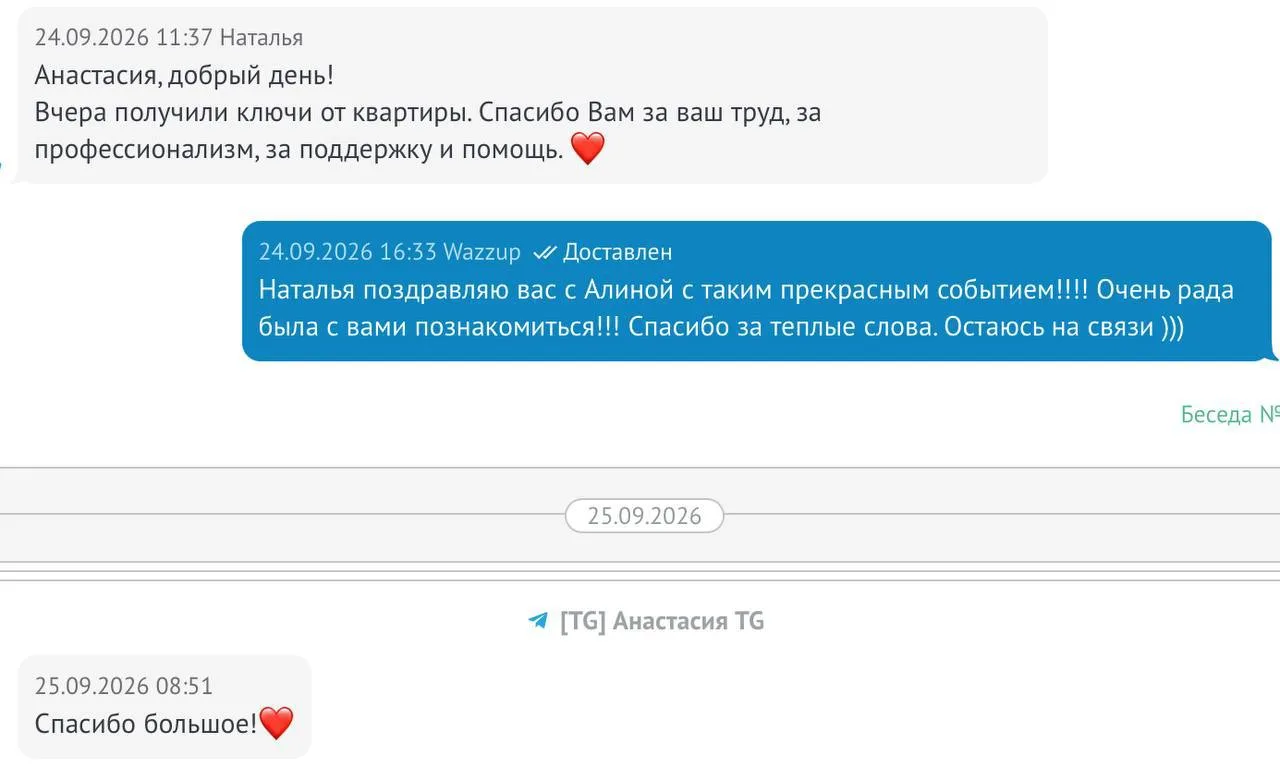 Наталья и Алина получили ключи от своей новой квартиры в Москве!
