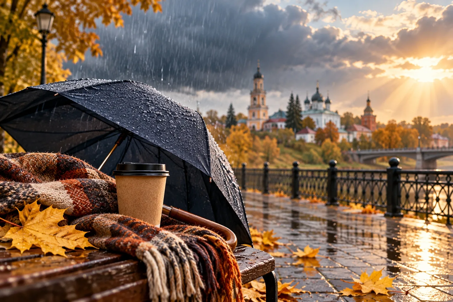 🌧 Серпухов ждут погодные качели: сначала похолодание, затем дожди и почти сентябрьское...