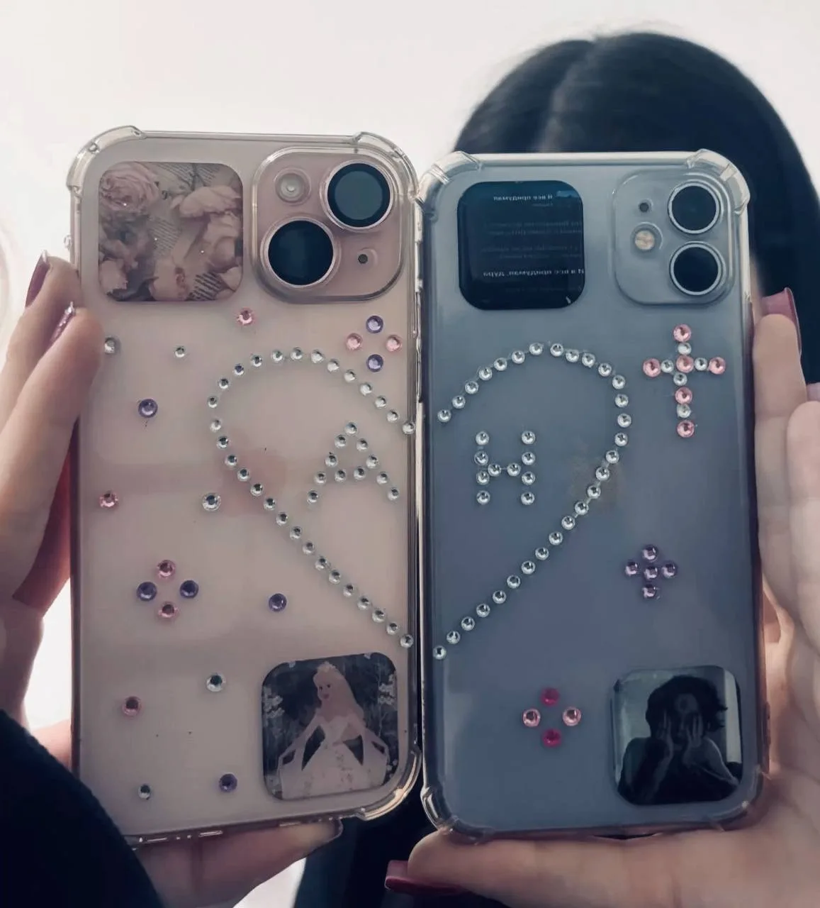 Украшение парных чехлов🤩